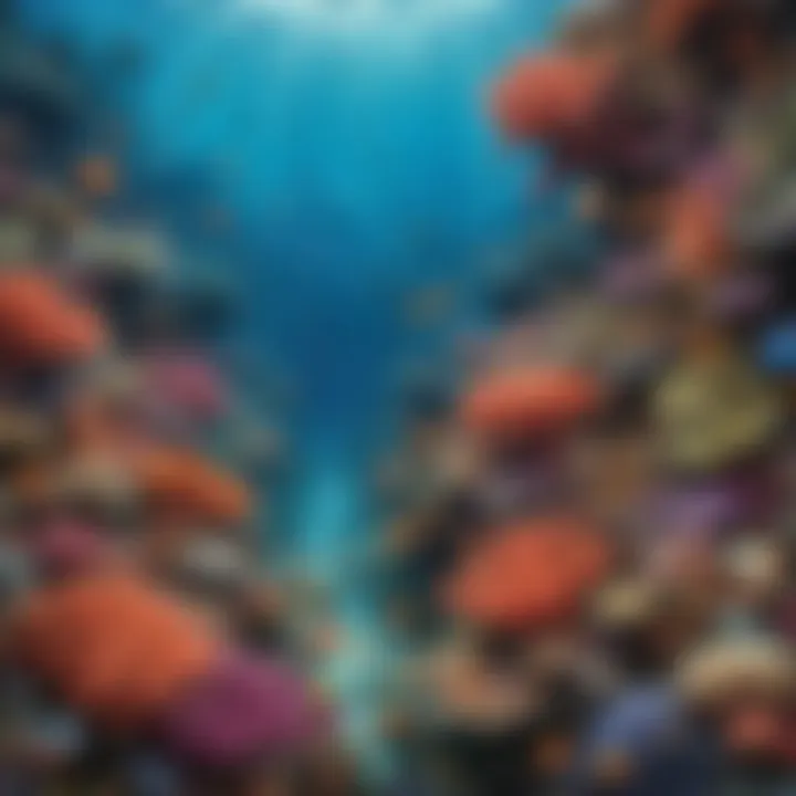 Vibrant Coral Reef teeming with diverse marine life