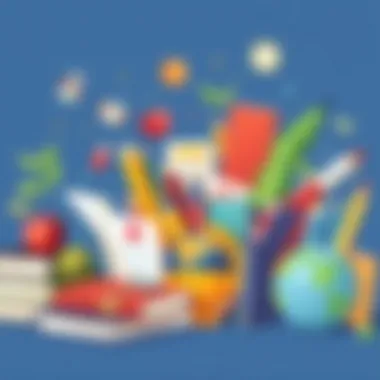 A diverse range of educational resources showcased on a teacher website.