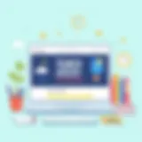 A visually appealing layout of an effective teacher website that captivates users.