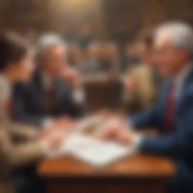 Intellectual Discussions Sparked Illustration depicting engaging debate topics sparking intellectual discussions