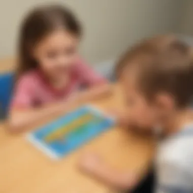 Interactive Digital Subtraction Tool Interactive digital subtraction tool being used by young learners