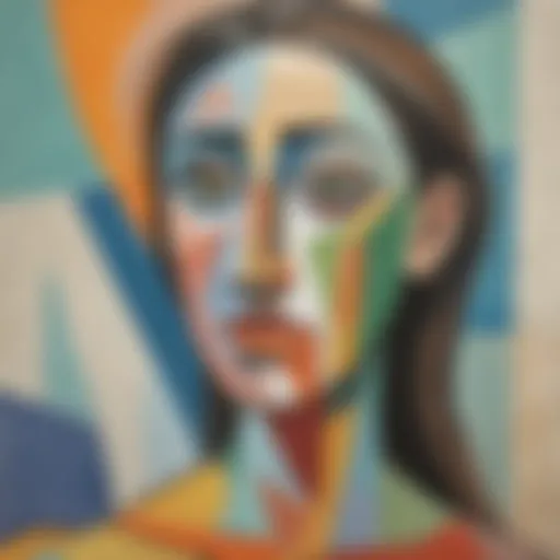 Abstract Picasso Painting