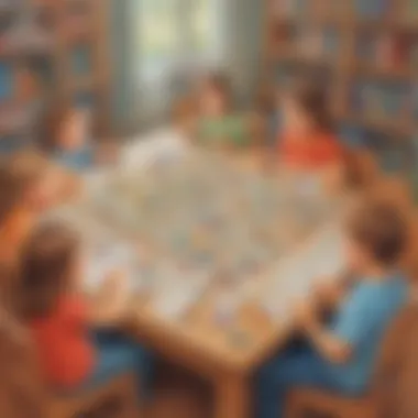 Cognitive Benefits of Word Games for Children An illustration depicting the cognitive benefits of word games for children.