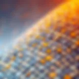 A close-up view of innovative flexible material showcasing its texture and adaptability