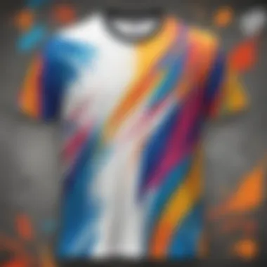 Abstract football apparel customization template