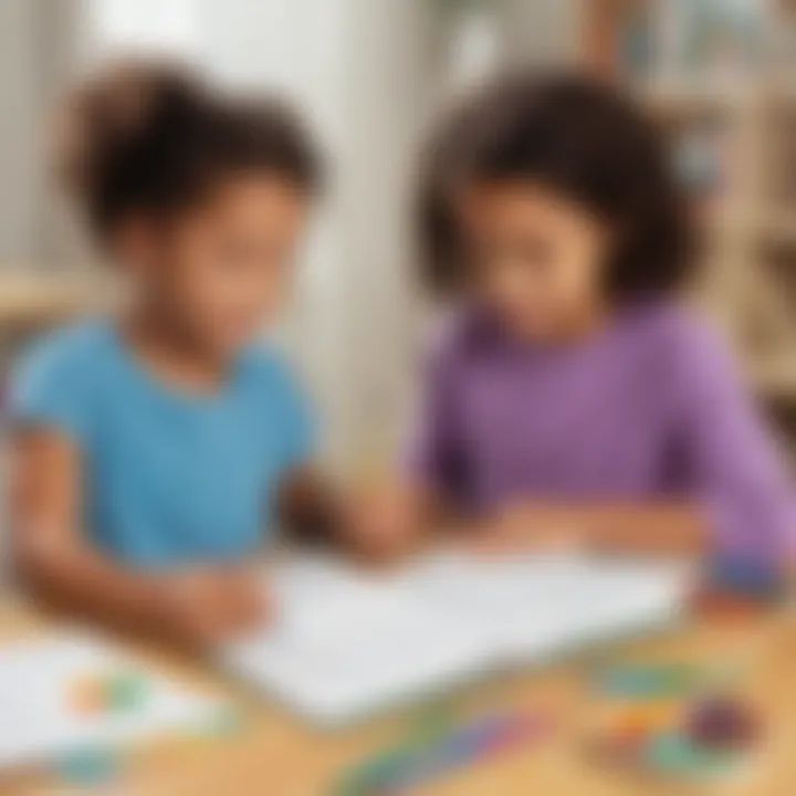 Illustration showcasing diverse types of homeschool printables