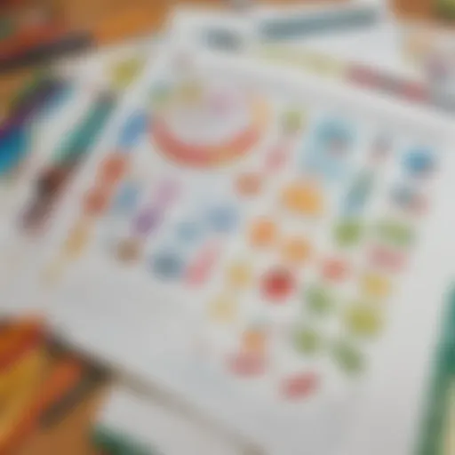 Colorful printable cutting worksheets for preschoolers
