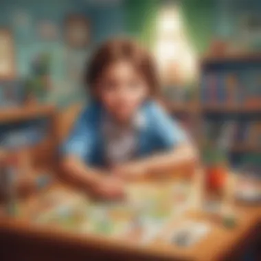 Smart board game promoting creativity in kids