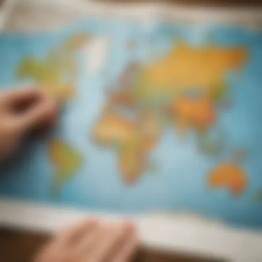 Discovering world map with countries