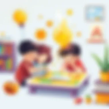 Interactive educational game that stimulates creativity and imagination