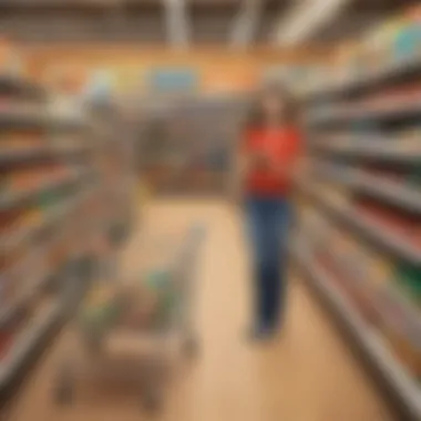 Interactive technology used in grocery shopping games