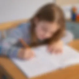 Colorful worksheets promoting handwriting skills