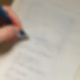 An organized handwriting practice sheet with lined paper