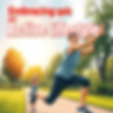 Embracing an Active Lifestyle An individual engaged in a dynamic outdoor exercise, symbolizing physical vitality.