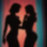 Sensual silhouettes in cinematic artistry