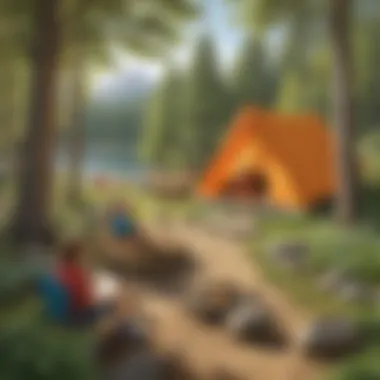 Outdoor Camping Classroom for Preschoolers