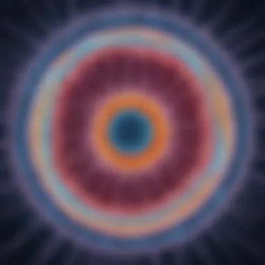 Illustration showcasing the intricate network of the endoplasmic reticulum in an animal cell