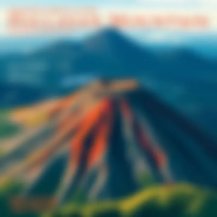 Stunning volcanic landscape of Hallasan Mountain