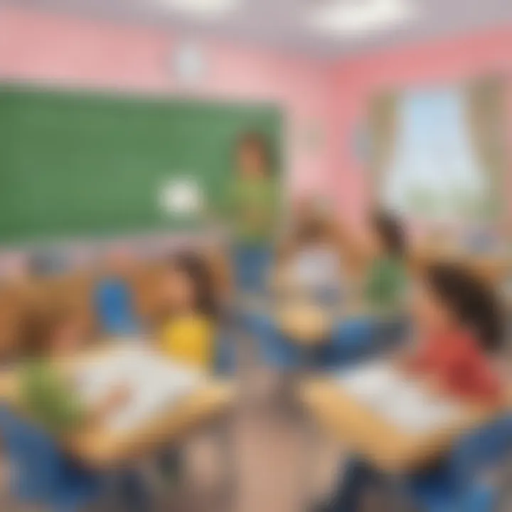 Engaging teaching strategies displayed in a classroom setting.