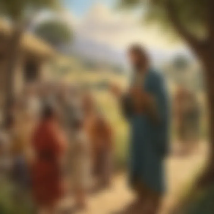 Illustration of Biblical Parables in Christianity