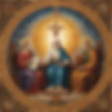 Illustration depicting the Trinity in Christianity