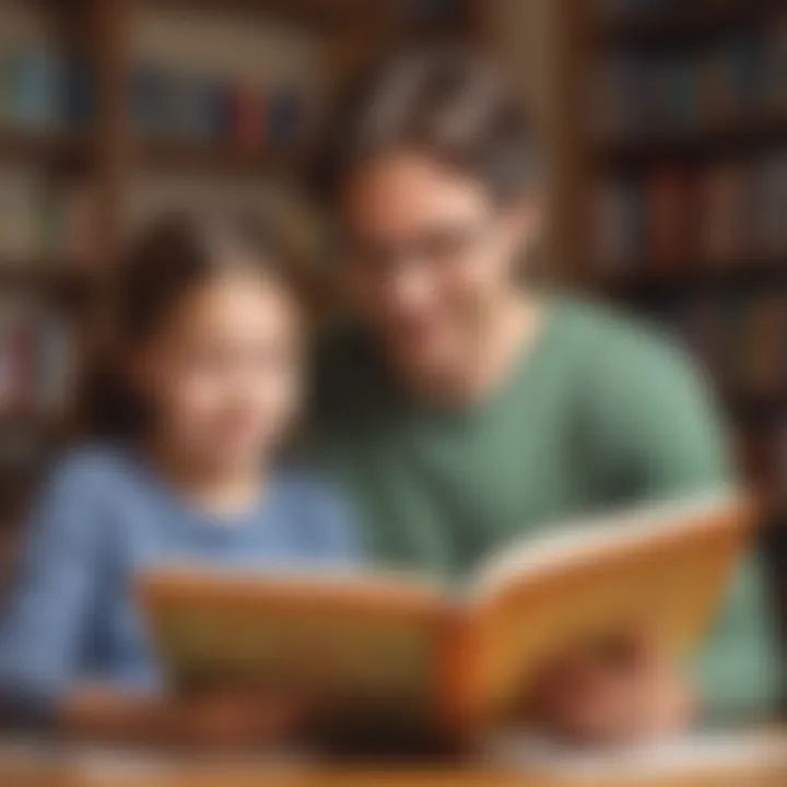 Imaginative representation of parent-child bonding through reading