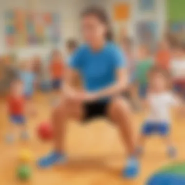 Innovative PE lesson plan demonstration for young kids