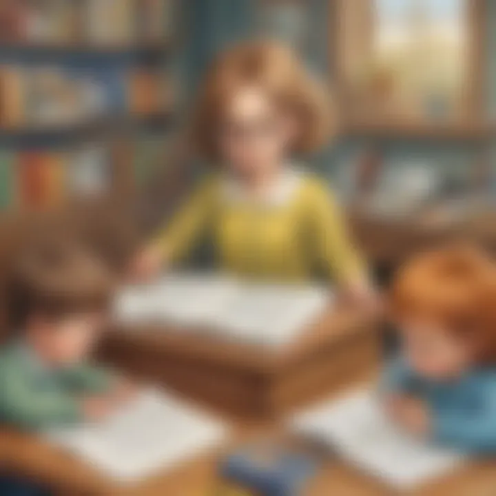 Illustration showcasing the decoding process in phonics education