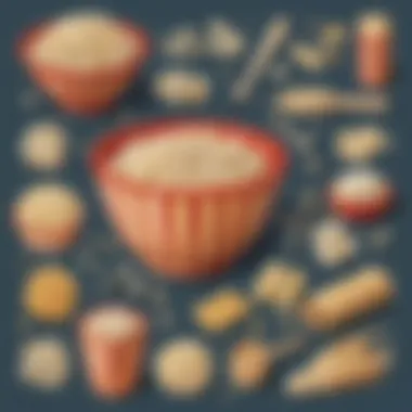 Materials and tools used for popcorn crafting
