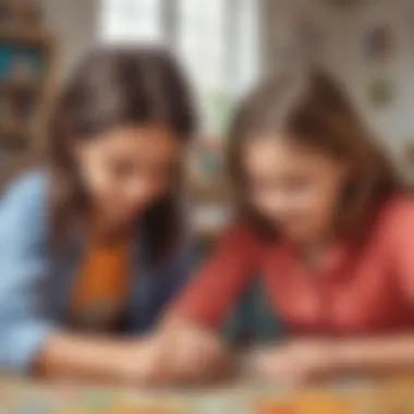 Immersive puzzle worksheet engaging young minds