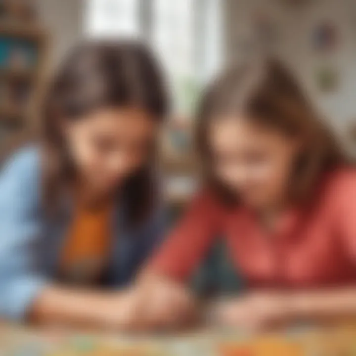 Immersive puzzle worksheet engaging young minds