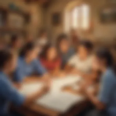 Interactive Group Reading Experience Interactive group reading session
