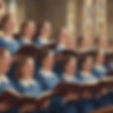 Choir Singing in Church