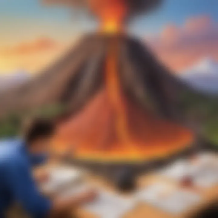Volcano Demonstration Setup