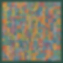 Colorful crossword puzzle designed for children