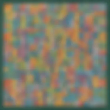 Colorful crossword puzzle designed for children