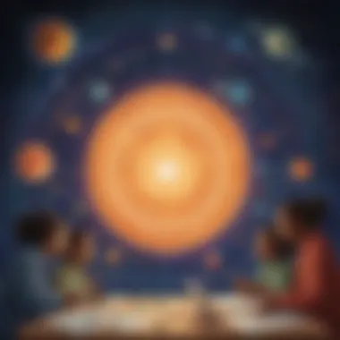 Collaborative Exploration of Celestial Patterns Group activity observing celestial patterns