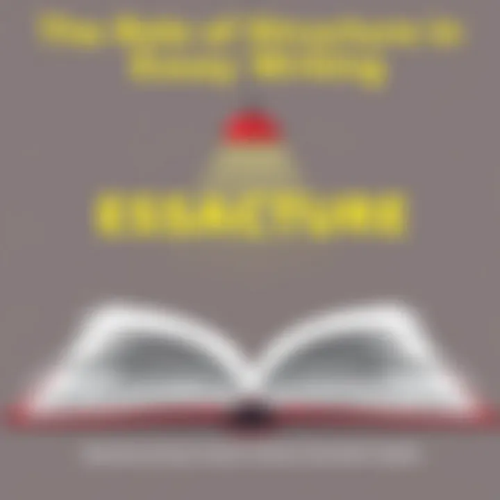 Visual representation of essay structure