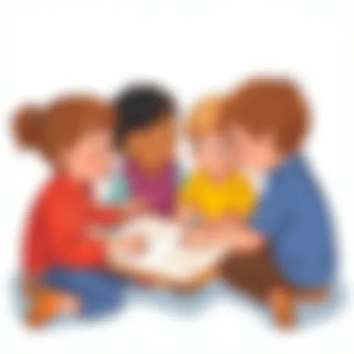 Engaging Subtraction Activities for Kids Children engaged in interactive subtraction activities