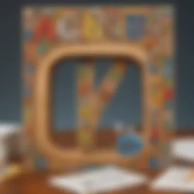 An innovative educational tool displaying letters with interactive features