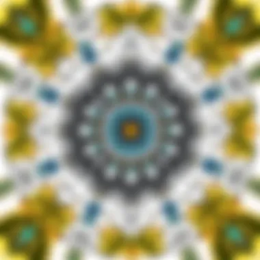 Calming mandala patterns showcasing cultural significance