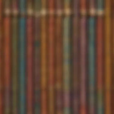 Vibrant Designs of Roman Numeral Birthday Candles A close-up view of colorful Roman numeral candles with intricate designs