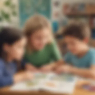 Sensory Exploration Activity Children engaging in a sensory exploration activity