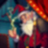 Ebenezer Scrooge's transformation scene