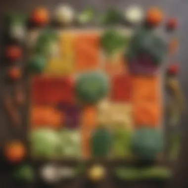 Mind-Stimulating Vegetable Puzzle Colorful vegetable puzzle enhancing critical thinking