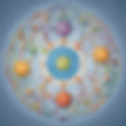 Elegant diagram showcasing intricate connections