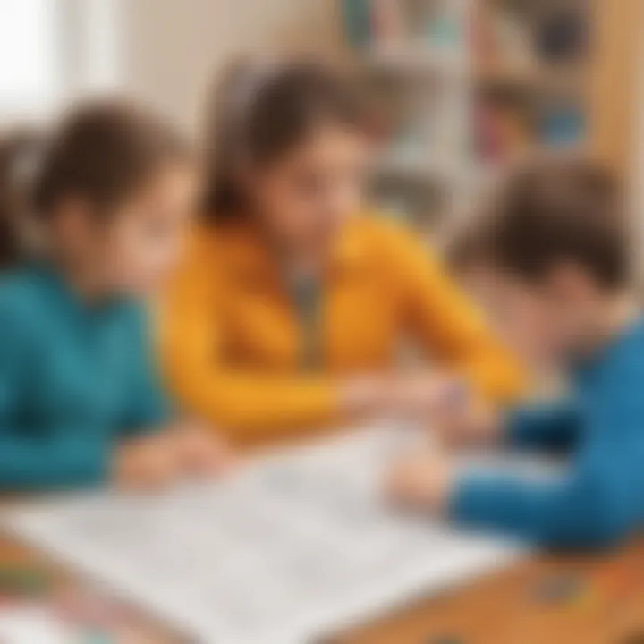 Children showcasing creative thinking through warm-up activities