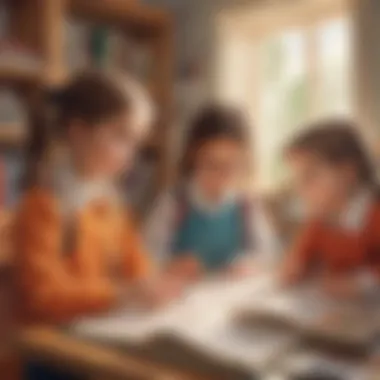 Curiosity & Education Curious children exploring educational resources