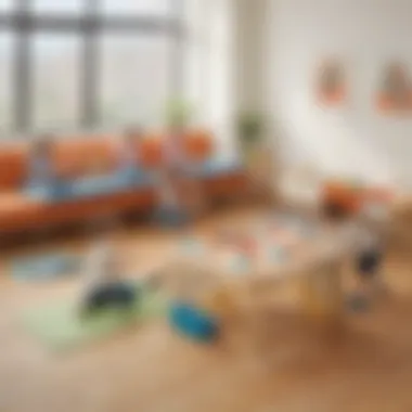 Innovative Setup Kidlect's innovative warm-up activity setup