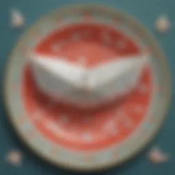 Exquisite Paper Boat Plate Design